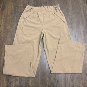 Athleta Pants Women’s 10 Trekkie High Rise Parachute Adjustable Waist Zip Ankle